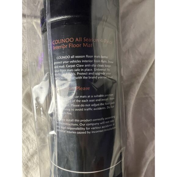 Colinoo CL888-BK Graphic Car Interior Mats Brand New - Picture 9 of 12